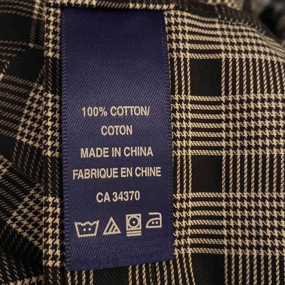 Grafton 1853 Black Checked Button Down Shirt, size S - Picture 3 of 6